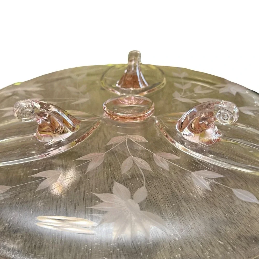 Vintage Pink Depression Glass 10